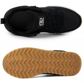 Women's Hidden Wedges Sneakers, Platform Walking Lace Up Soft Sole Shoes, High-top Comfort Shoes