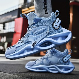 [Shock-Absorbing Blade Sneakers] Breathable Shock-Absorbing Blade Sneakers - Men's Trendy Jogging Tennis Gym Shoes for Spring and Summer