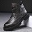 Durable Men's Casual Lace-Up Boots for Everyday Wear and Outdoor Activities - Water-Resistant and Perfect for Any Occasion