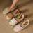 Women's Solid Color Stylish Sandals, Straw Woven Platform Ankle Strappy Beach Shoes, Closed Toe Espadrilles Vacation Shoes