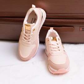 New Thick-Soled Casual Wedge-Heeled Breathable Sports Shoes for Women