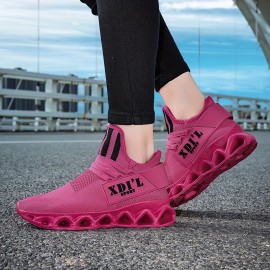 New Blade-Style Shoes - Breathable Non-Slip Athletic Sneakers, Suitable for Running, Jogging, Tennis, and Gym - Casual Slip-Ons with Fabric Upper and EVA Sole, Perfect for Every Season