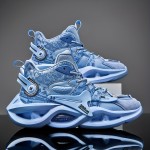 [Shock-Absorbing Blade Sneakers] Breathable Shock-Absorbing Blade Sneakers - Men's Trendy Jogging Tennis Gym Shoes for Spring and Summer