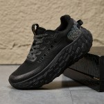 Men's Breathable Slip-Resistant Running Shoes with EVA Cushion & MD Rubber Sole - Low-Top Hiking Sneakers for All-Season Outdoor, Urban Streetwear & Casual Wear, Fabric Upper & Lining, Secure Lace-Up Design, Outdoor Adventure Footwear, Modern Athletic Footwear, Antislip Footwear, Sporty Design, Cushioned Support, Active Men