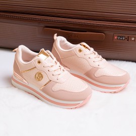 New Thick-Soled Casual Wedge-Heeled Breathable Sports Shoes for Women