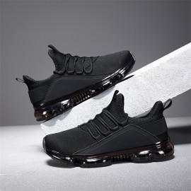 [Breathable Sneakers] Lightweight Breathable Men's Casual Sneakers | Comfortable Low-Top Streetwear Shoes with PU/Fabric Upper & TPR Sole, All-Season Versatile Lace-Up Design for Daily Wear, Sports, and Light Workouts